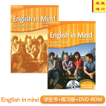 剑桥KET考试用书EIM英版English In Mind 原版进口 正版 starter级别 书+册+光盘