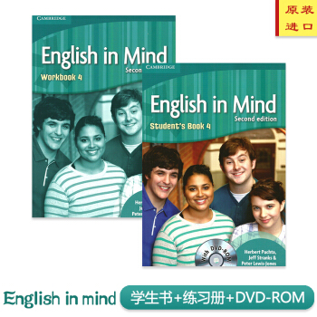 剑桥KET考试用书EIM英版English In Mind 原版进口 正版 4级别 书+册+光盘