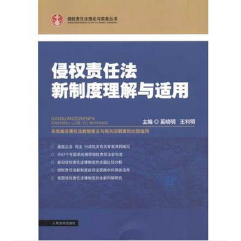 侵权责任法理论与实务丛书 侵权责任法新制度理解与适用 pdf epub mobi 电子书 下载
