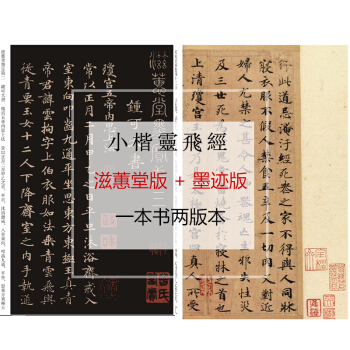 【墨迹版+滋蕙堂版+笔画教程】 唐小楷灵飞经字帖古帖 钟绍京版碑帖 可钢笔练字帖 灵飞经笔法及其特点 pdf epub mobi 下载