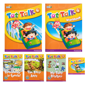 培生朗文幼兒英語教材 tot talk（學生書 練習冊 dvd 3本繪本）套裝 4級彆 學生套裝 pdf epub mobi 下载