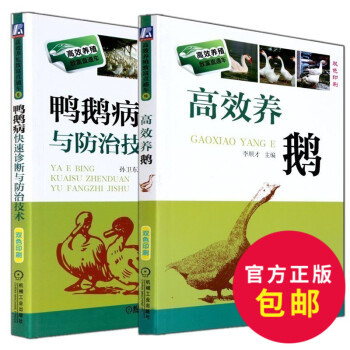 正版 全2册 养鹅+鸭鹅病快速诊断与防治技术(双色印刷)养鹅技术 农业家禽养殖技术教程 种 pdf epub mobi 电子书 下载