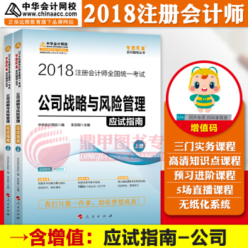 注册会计师2018教材中华会计网校 梦想成真 cpa2018 注会 cpa战略 应试指南 pdf epub mobi 下载