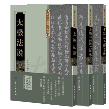 全3冊 王宗嶽太極拳論+太極功源流支派論+太極法說 理論吳圖太極非楊氏 pdf epub mobi 電子書 下載