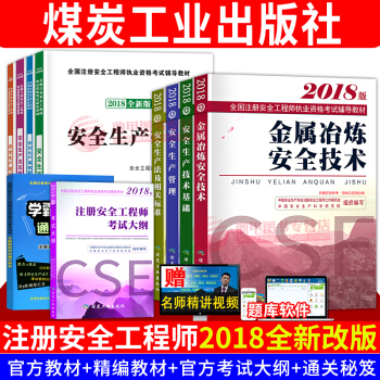 新大纲注册安全工程师2018教材套装 治炼专业教材+辅导+大纲全套10本 pdf epub mobi 下载
