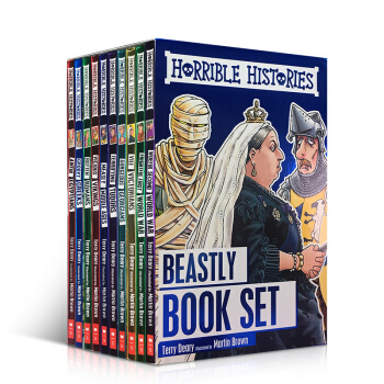 英文原版Horrible Histories boxset可怕的历史10本套装原版小说