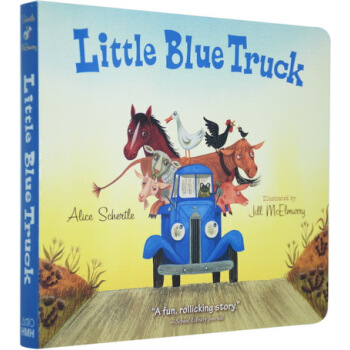 英文原版绘本 Little Blue Truck 蓝色小卡车 儿童启蒙纸板书