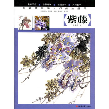 正版 寫意花鳥畫入門技法指導:紫藤 魏本雄 書店 中國畫技法書籍 pdf epub mobi 電子書 下載