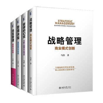 現貨 馬浩管理學套裝（《管理決策》+《管理的幻覺》+《戰略管理》+《浩言管理》） pdf epub mobi 下载