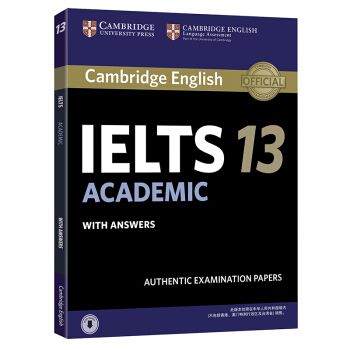 現貨 劍橋雅思官方真題集13:學術類 雅思考試學術類 IELTS考試學術類 pdf epub mobi 電子書 下載