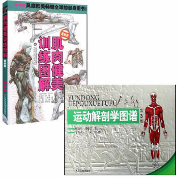 運動解剖學圖譜(第3版)+肌肉健美訓練圖解 共2冊 pdf epub mobi 電子書 下載