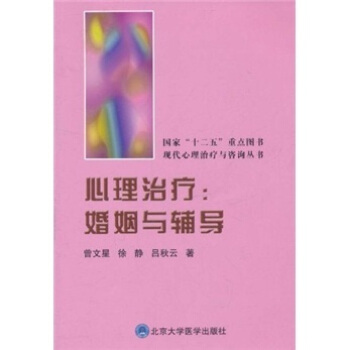 心理治疗：婚姻与辅导（现代心理治疗与咨询丛书） pdf epub mobi 电子书 下载