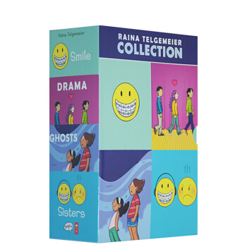 RainaTelgemeier 4册Smile/Drama/Sisters/Ghosts全彩漫画绘本