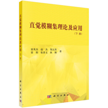 直觉模糊集理论及应用(下册) 雷英杰,路艳丽等 科学出版社