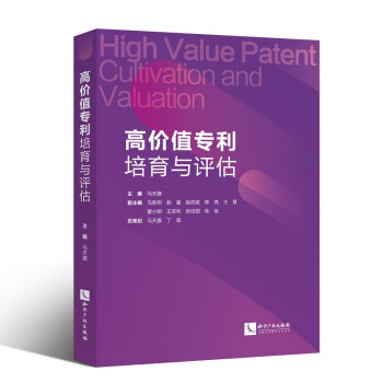 正版现货 高价值专利培育与评估 马天旗主编 知识产权出版社 pdf epub mobi 电子书 下载