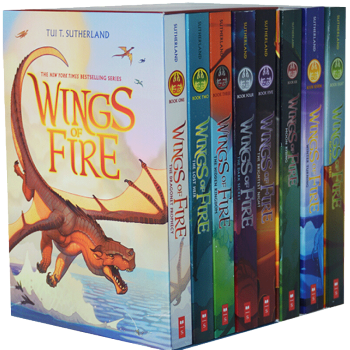 英文原版小说 Wings of Fire 1-8火之翼 8册盒装 儿童课外阅读章节小说