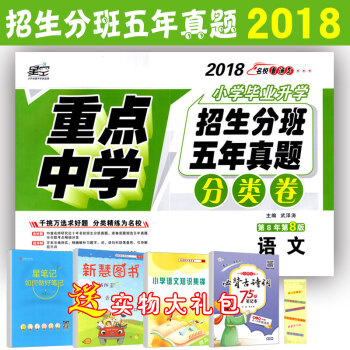 星空教育2018小升初 重点中学招生分班五年真题分类卷语文小升初语文总复习重点真题分类卷语文真题模拟 pdf epub mobi 下载