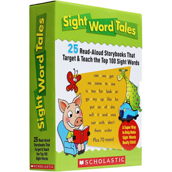 【中商原版】Sight Word Tales 学乐常见词故事套装25册 绘本 儿童启蒙高频词汇拼读