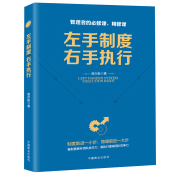 正版 左手制度右手执行 麦肯锡管理书籍不可复制的领导力创业企业管理书籍管理方面的书 pdf epub mobi 下载
