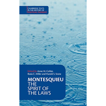 【中商原版】论法的精神 英文原版Montesquieu The Spirit of the Laws pdf epub mobi 电子书 下载