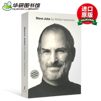 史蒂夫乔布斯传 英文原版 Steve Jobs 英文版人物传记 沃尔特艾萨克森著 Walter Is
