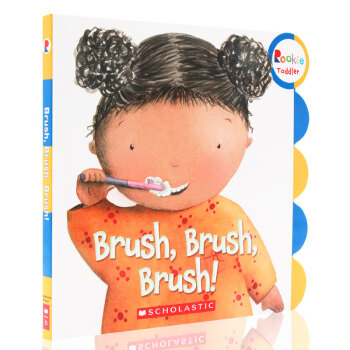 英文原版進口 幼兒行為習慣養成繪本 Brush, Brush, Brush! 我愛刷牙!紙闆書