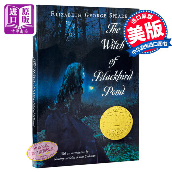 【中商原版】黑鳥湖畔的女巫 英文原版 Witch of Blackbird Pond 1959年紐伯