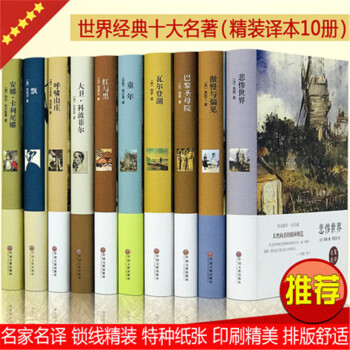 世界十大名著套裝正版全10冊外國文學小說係列 巴黎聖母院飄童年紅與黑呼嘯山莊悲慘世界大衛科波菲爾等 pdf epub mobi 電子書 下載