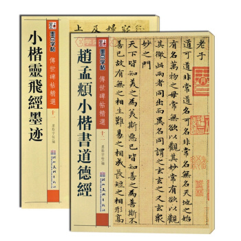 【多本低折扣】套装共2本小楷灵飞经墨迹+赵孟頫小楷书道德经墨点字帖传世碑帖精选毛笔书法基础实战临摹练 pdf epub mobi 下载