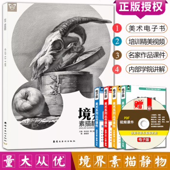 【多本低摺扣】正版現貨2017境界素描靜物畫中話唐智源編結構單個組閤初學者基礎入門臨摹學習