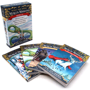 英文原版 神奇树屋 Magic Tree House 1-4 Boxed Set 29-32册