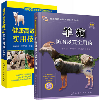 健康高效养羊实用技术大全+羊病防治及安全用药 全2册 羊病防治实用手册 羊舍建造 羊的繁育技术 农业