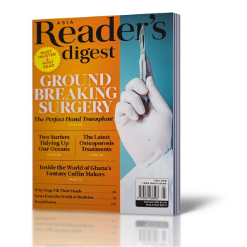 Reader's Digest讀者文摘雜誌 2018年5月 亞洲版英文雜誌