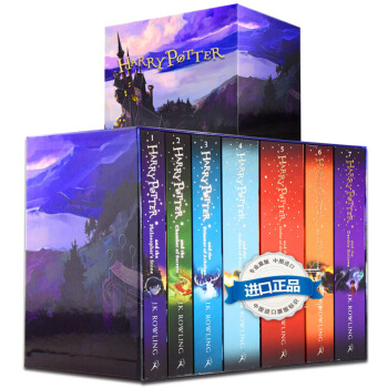 哈利波特7卷全套珍藏版 英版原汁原味全英文原版书 Harry Potter Box Set