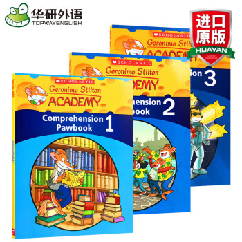華研原版 老鼠記者閱讀理解練習冊3 英文原版 Geronimo Stilton Academy Co pdf epub mobi 電子書 下載