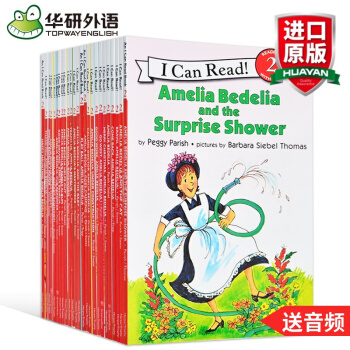 原版兒童英語繪本 i Can Read Amelia Bedelia 糊塗女傭第二階段25冊 英文原