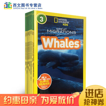 英文原版绘 美国国家地理 National Geographic Kids 3阶8册 儿童百科图书