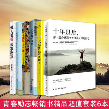 全6册 十年以后你一定会感谢今天拼命努力的自己成功励志书籍 pdf epub mobi 下载