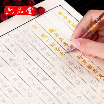 心经抄经本佛经全套金刚经大悲咒地藏经书手抄本练硬笔初学者字帖 抄经本套装 套餐B:【楷书17本+凹槽1本】18本 送40支笔 pdf epub mobi 下载