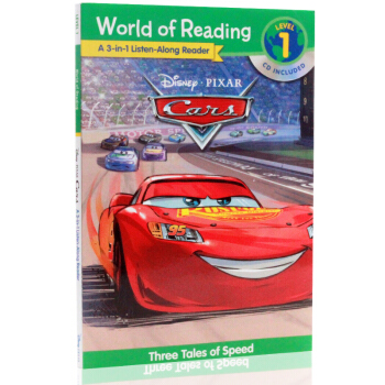 英文原版绘本 Disney Pixar Cars 迪士尼 World of Reading Cars