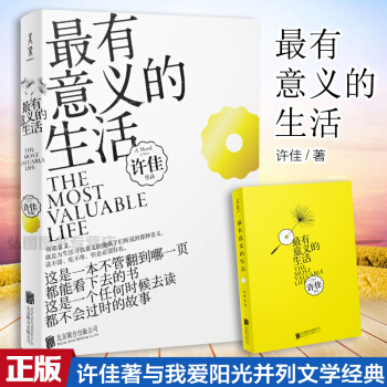 正版 有意义的生活 许佳著与我爱阳光并列文学经典 中国版请回答1988 一个任何时候去读都不会过时的 pdf epub mobi 下载