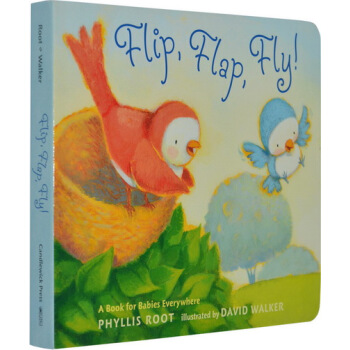 英文原版绘本 Flip Flap Fly 幼儿纸板图画书 儿童单词启蒙学习 常春藤爸爸推荐