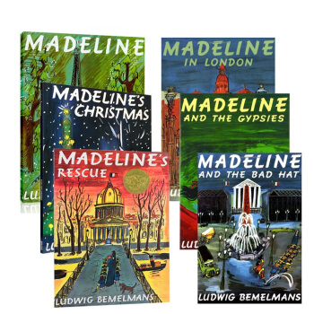 Madeline 玛德琳6本套装 廖彩杏有声书单系列 推荐英文原版绘本