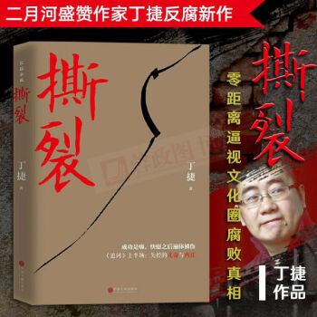 撕裂 追问初心的作者丁捷反腐新作 二月河盛赞 反腐纪实纪检监察纪实文学 华景时代 21省包邮