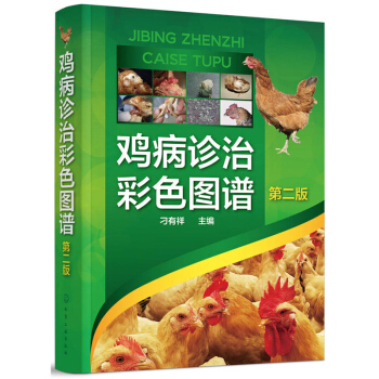 鸡病诊治彩色图谱 第二版 鸡病鉴别诊断图谱鸡病诊治技术书籍鸡病诊断与治疗养鸡技术书养殖书籍大全养鸡技