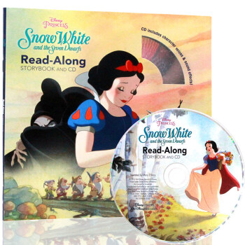 英文原版 白雪公主 Snow White and the Seven Dwarfs 迪士尼绘本