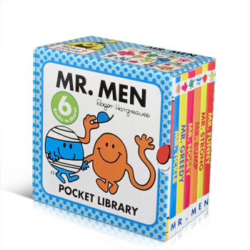 英文原版Mr. Men: Pocket Library奇先生的口袋圖書館 迷你手掌紙闆書6冊禮盒裝 pdf epub mobi 下载