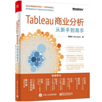 Tableau商业分析从新手到高手 数据分析与挖掘数据分析师书籍 pdf epub mobi 电子书 下载