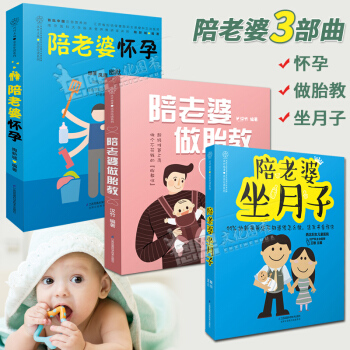 陪老婆怀孕3部曲 陪老婆怀孕+陪老婆做胎教+陪老婆坐月子 准爸爸孕期指导陪伴新手妈妈怀孕胎教坐月子 pdf epub mobi 下载