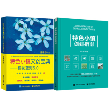 正版特色小镇文创宝典 桐花蓝海5.0 特色小镇创建指南 2册 特色小镇开发运营指南 小镇发展架构